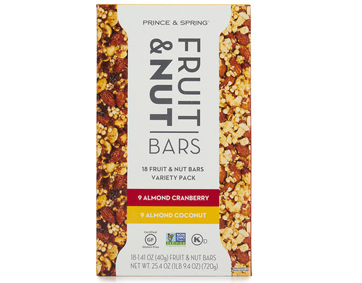 Prince & Spring Fruit & Nut Bars